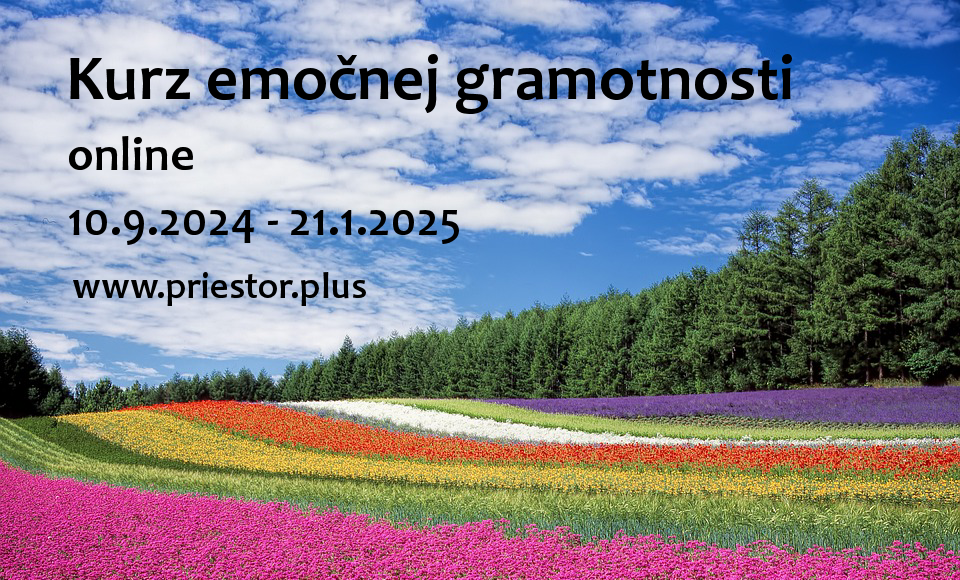 Kurz emočnej gramotnosti 10.9.2024 - 21.1.2025