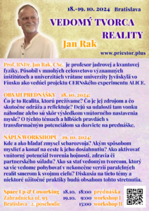 Jan Rak v Bratislave - VEDOMÝ TVORCA REALITY