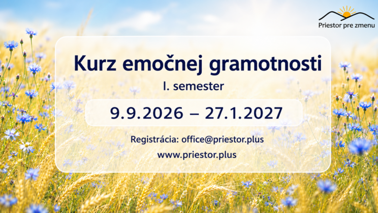 Kurz emočnej gramotnosti I. semester