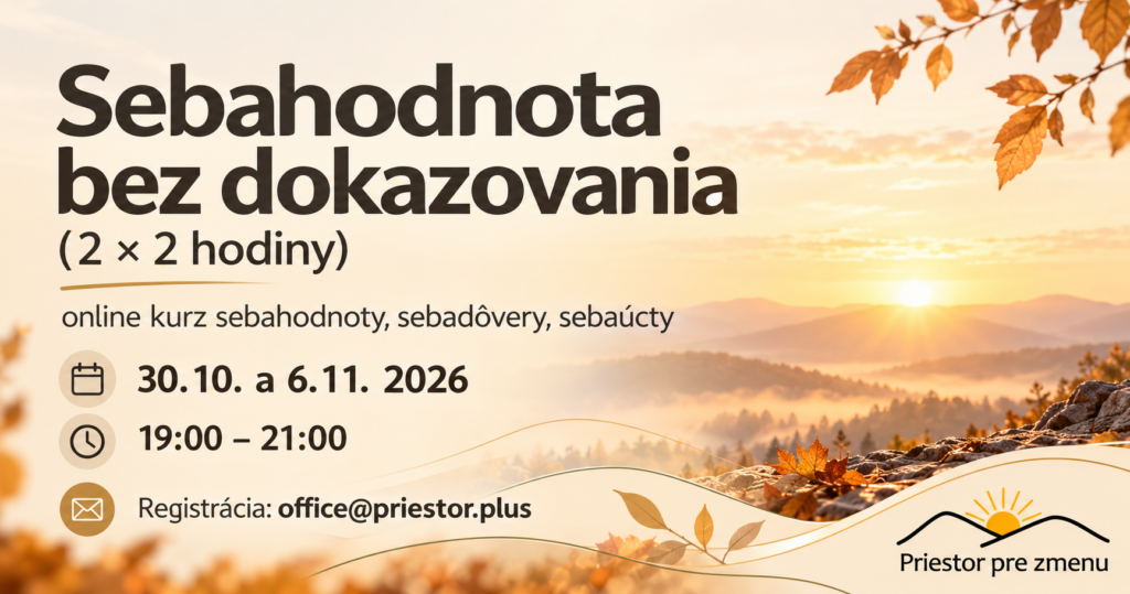 Možno na uznanie od rodiča, ktoré kedysi neprišlo. Možno na pochvalu od nadriadeného, ocenenie od kolegov, súhlas niekoho, koho považuješ za autoritu. Možno už dávno vieš, čo dokážeš. Máš skúsenosti, vedomosti, schopnosti aj výsledky. A predsa občas potrebuješ, aby Ti niekto iný potvrdil, že si dosť dobrý, schopný, kompetentný, že na to máš. Akoby až jeho uznanie dávalo Tvojim schopnostiam skutočnú váhu. Lenže Tvoja hodnota nie je výkon. A nepotrebuje cudzie potvrdenie, aby existovala.
